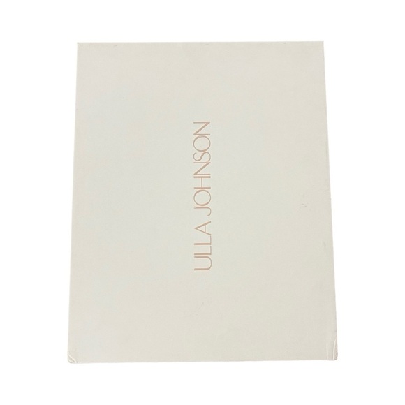 NWT ULLA JOHNSON Clara Bow Black Leather Espadrille Sandals Sz 39 - Picture 6 of 6